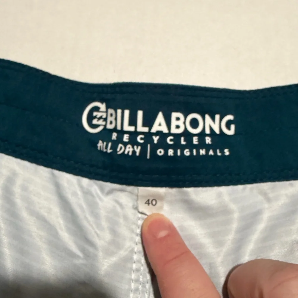 billabong horizontal stripes swim‎ trunks shorts, drawstring, men's 40